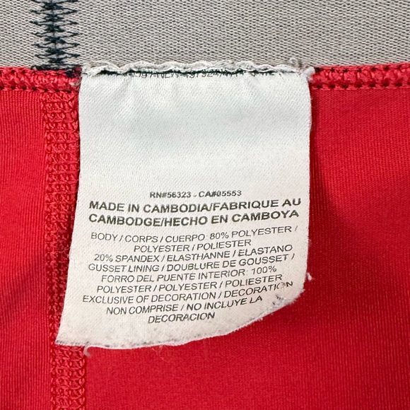 Nike Pro 3" Compression Training Shorts Red Black - Women's Large - Picture 10 of 11